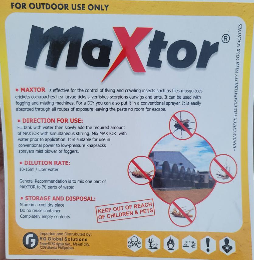 maXtor Poultry use