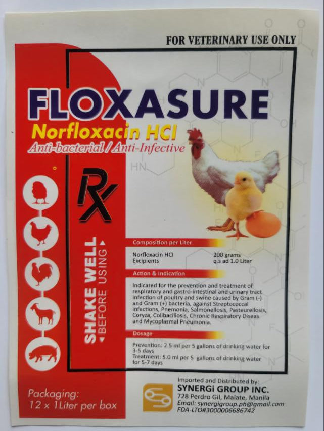 FLOXASUE Norfloxacin HCI Anti-bacterial / Anti-Infective