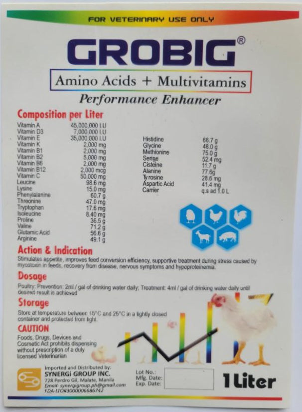 GROBIG Amino Acids + Multivitamins