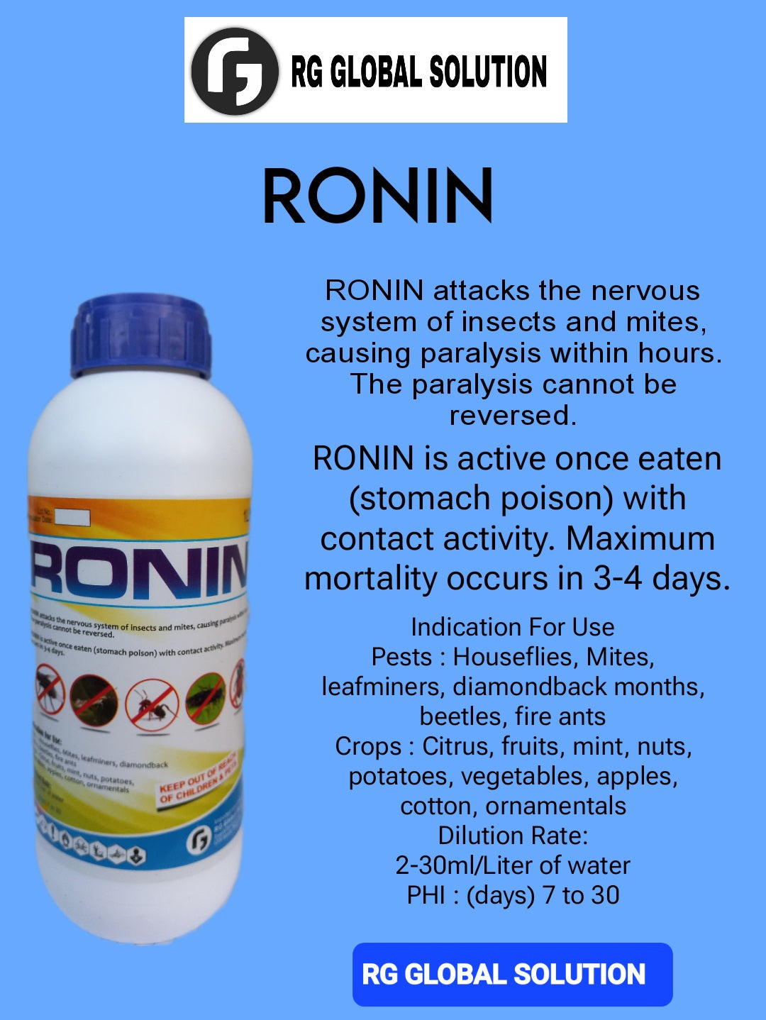 RONIN | Fly Control | POULTRY USE